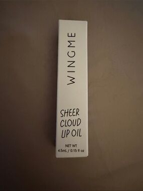 Wingme Sheer Cloud Lip Oil — Cream Sheer Tint